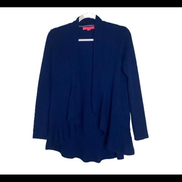 Lilly Pulitzer Marette Royal Blue Cashmere Cardigan - Picture 1 of 8